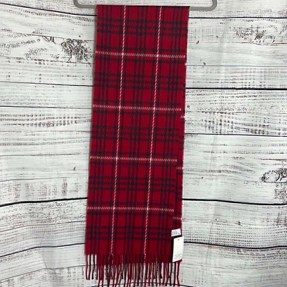 L’ Accessori italiani‎ Scarf made in Italy plaid Unisex Winter Cozy Holidays New